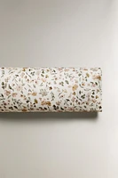 TAIE D’OREILLER SATIN IMPRIMÉ FLEUR