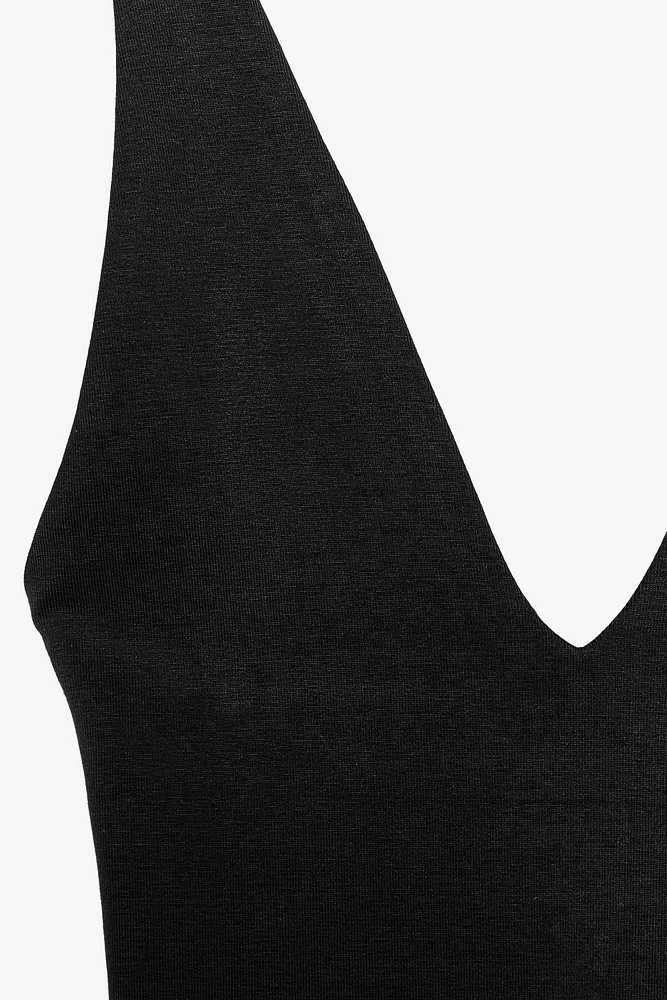 V-NECK BODYSUIT