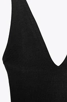 V-NECK BODYSUIT