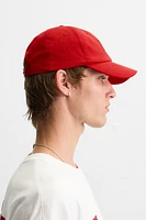 CONTRAST EMBROIDERED CAP