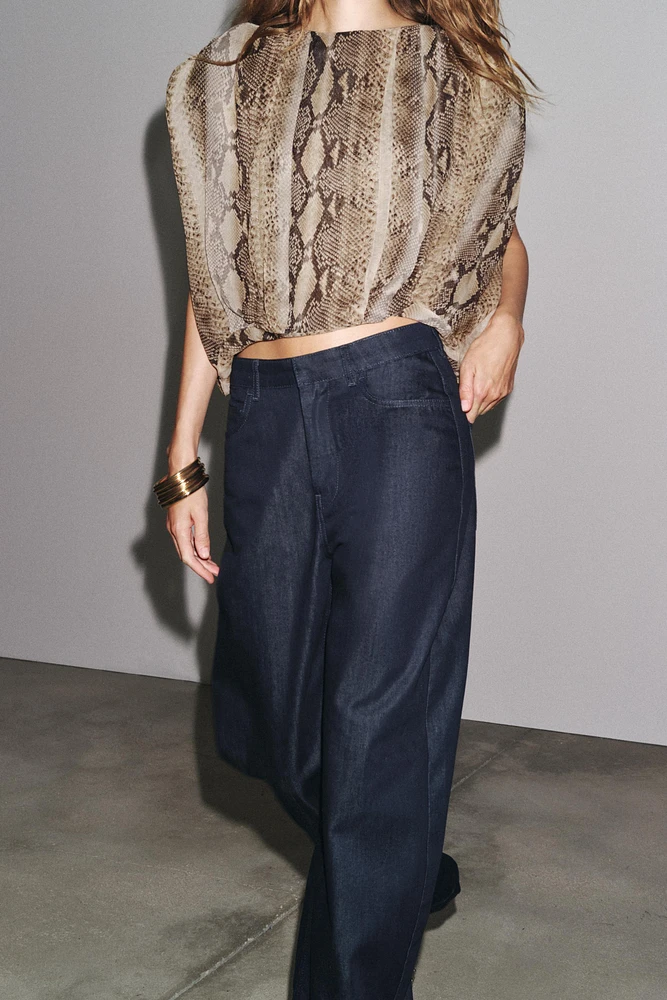 ZW COLLECTION BARREL HIGH WAIST JEANS
