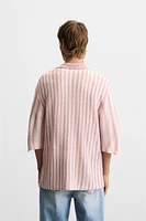 JACQUARD KNIT SHIRT