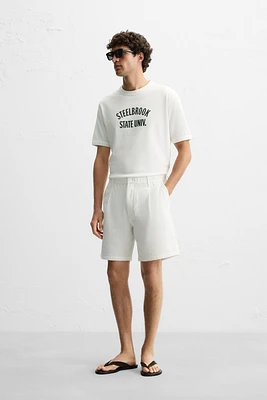 BERMUDA REGULAR FIT STRUCTURÉ