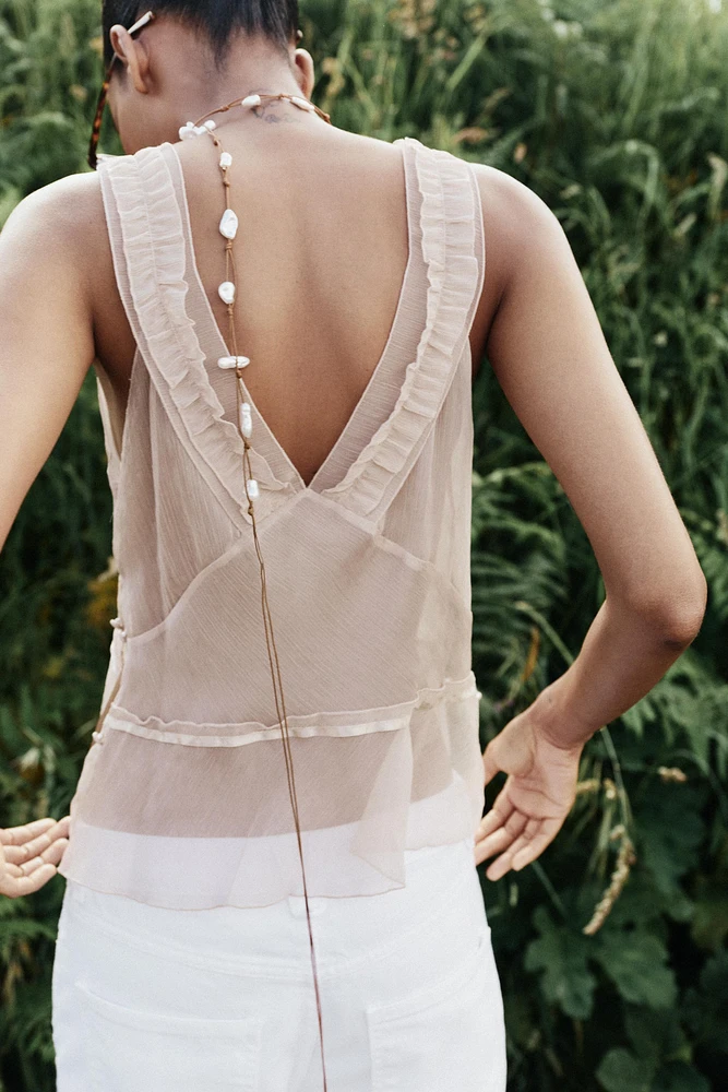 BUTTON CAMISOLE TOP