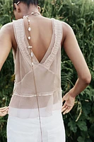 BUTTON CAMISOLE TOP