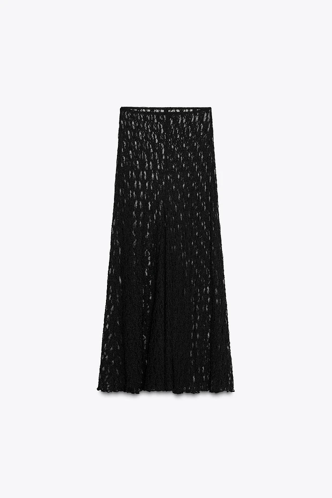 LONG LACE SKIRT