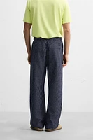 PANTALON RELAXED FIT SEERSUCKER