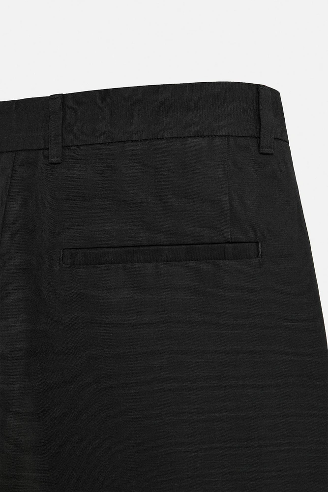 PANTALON COTON - LIN PLIS