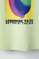 T-SHIRT À IMPRIMÉ CITRON