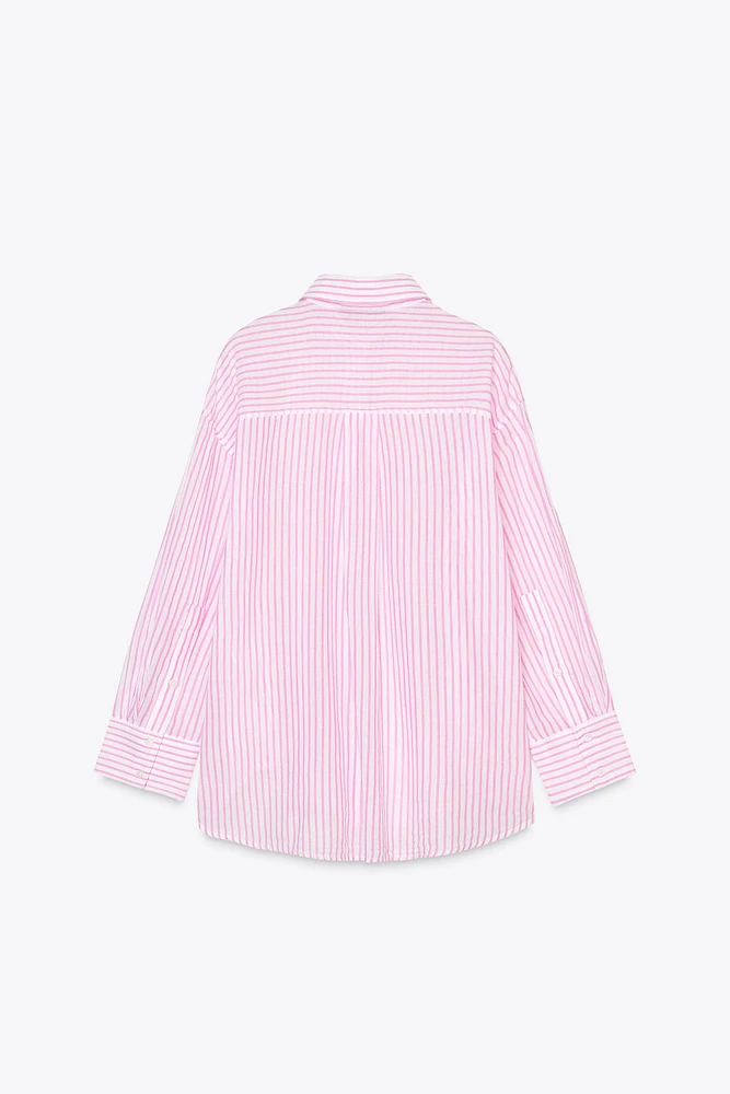 CHEMISE OVERSIZE RAYURES