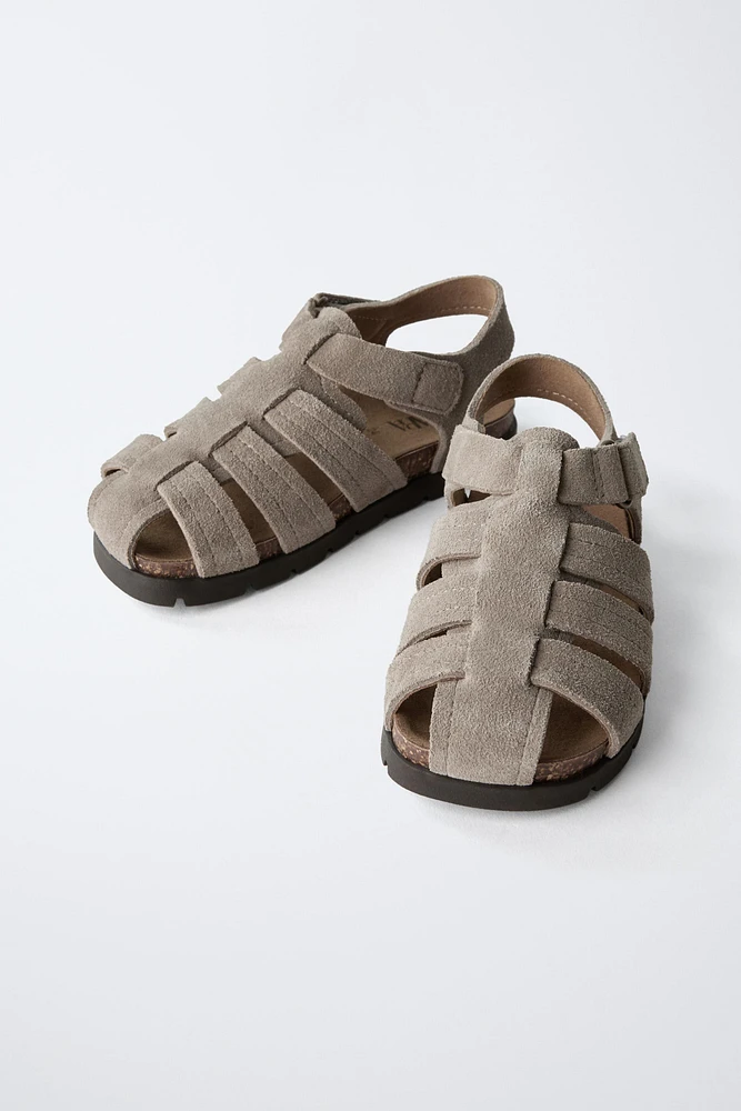 LEATHER FISHERMAN SANDALS