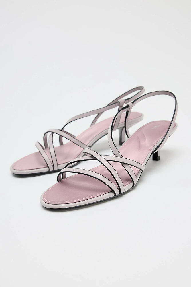 LEATHER STRAP SANDALS