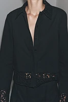 ZW COLLECTION CROCHET SHIRT