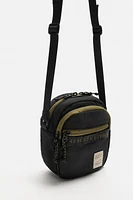 CONTRAST TECHNICAL CROSSBODY BAG