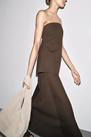 ZW COLLECTION STRAPLESS DRESS