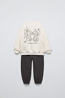 LILO & STITCH © DISNEY SWEATSHIRT AND PANTS MATCHING SET