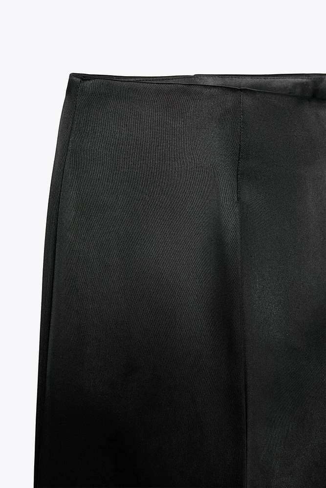 PANTALON SATINÉ LONGUEUR CHEVILLE