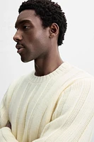 RIBBED TEXTURED SWEATER