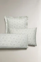 PAISLEY PRINT SATEEN PILLOWCASE