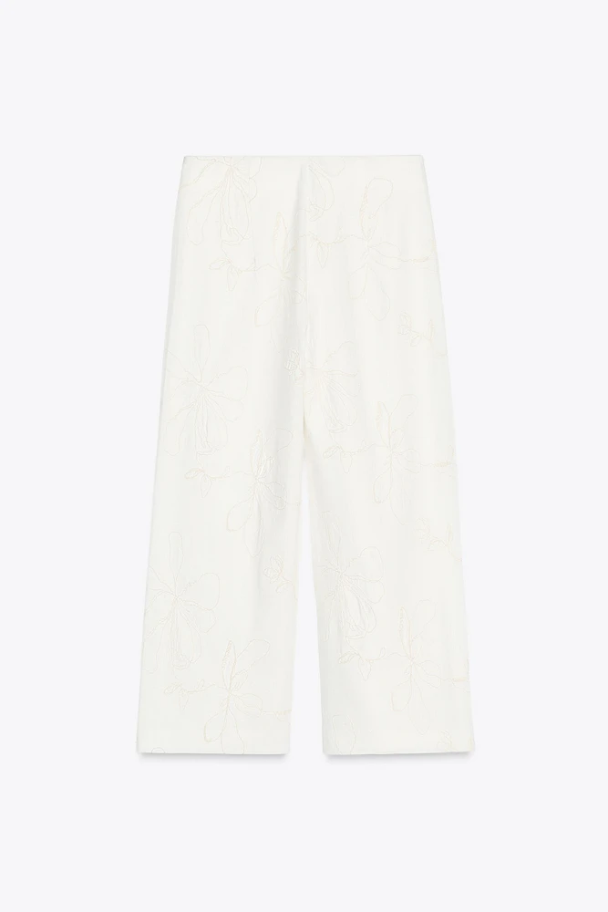 ZW COLLECTION EMBROIDERED CULOTTES