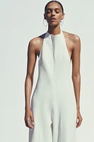 OPEN BACK LONG JUMPSUIT