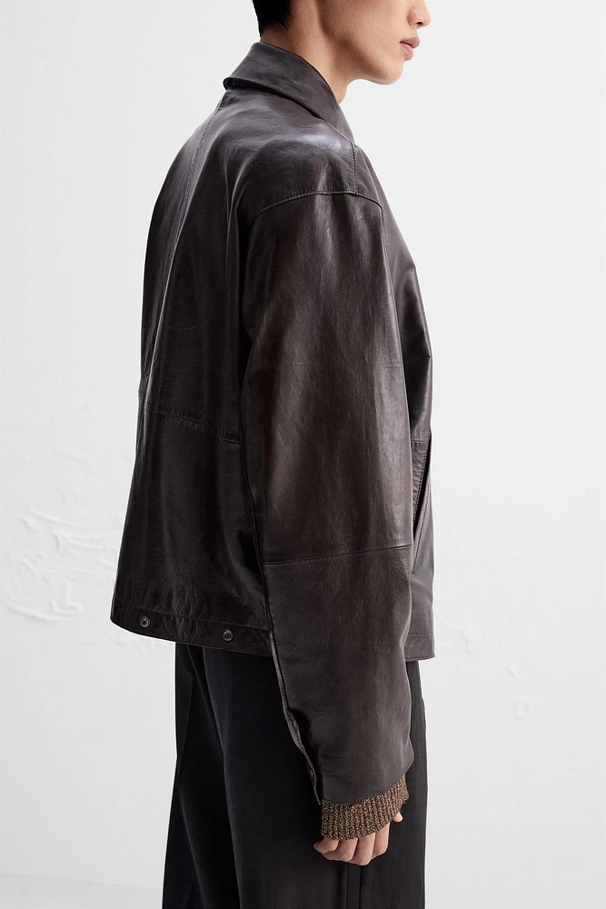 BLOUSON EN CUIR ÉDITION LIMITÉE