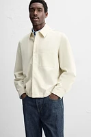 VISCOSE BLEND OVERSHIRT