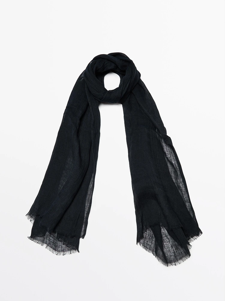 Foulard 100 % lin