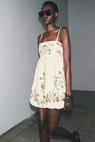 ZW COLLECTION EMBROIDERED SHORT DRESS