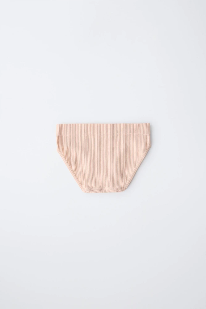 8-14 ANS/ LOT DE TROIS CULOTTES SEAMLESS