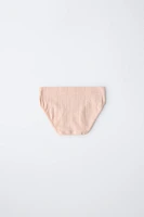 8-14 ANS/ LOT DE TROIS CULOTTES SEAMLESS
