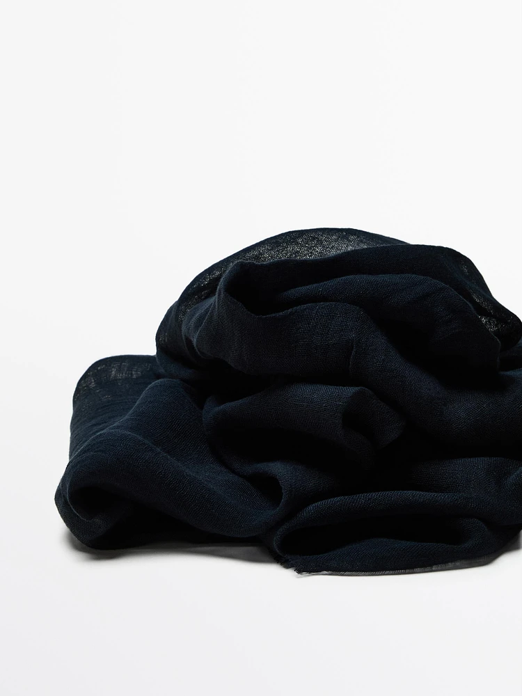 Foulard 100 % lin