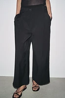 PANTALON COURT À PINCES ZW COLLECTION