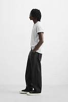 RELAXED FIT DRAWSTRING JEANS