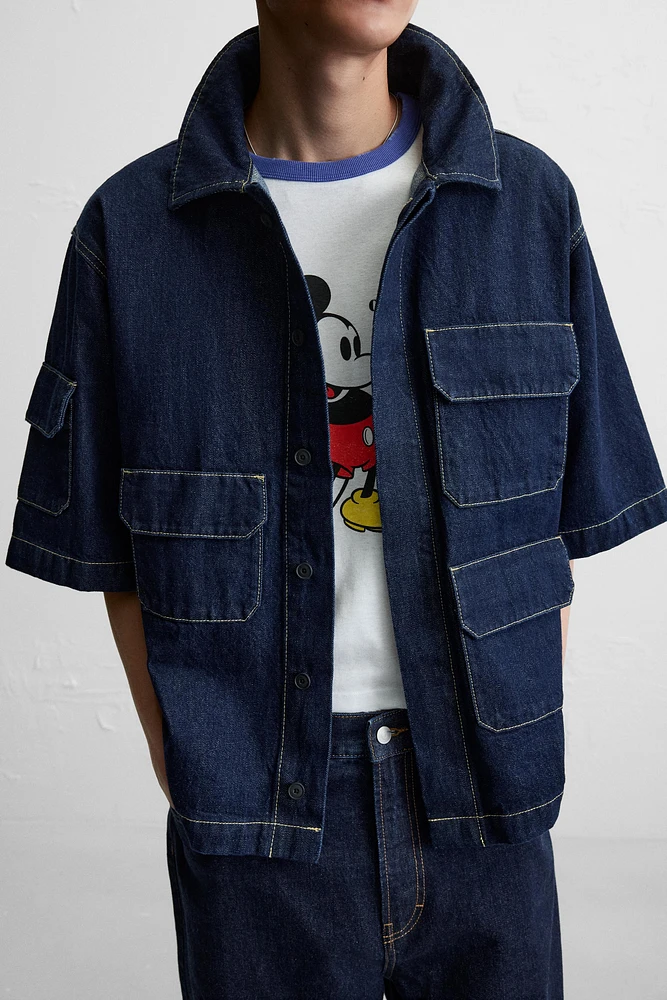 CHEMISE EN JEAN À POCHES