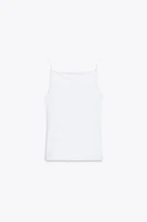 T-SHIRT RIB BRETELLES POLYAMIDE