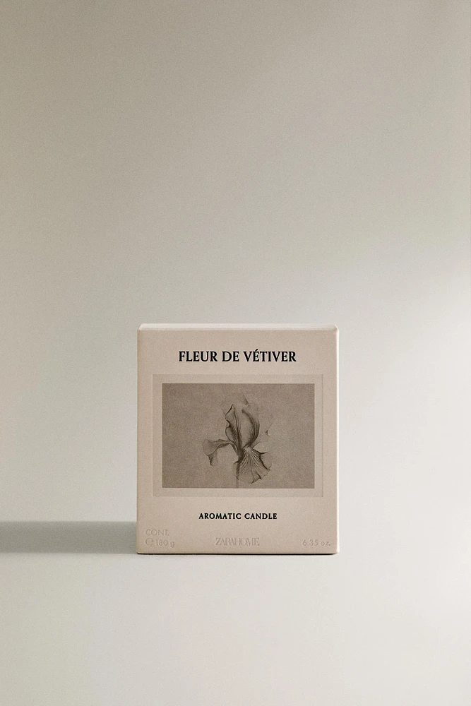 (180 G) BOUGIE PARFUMÉE FLEUR DE VÉTIVER