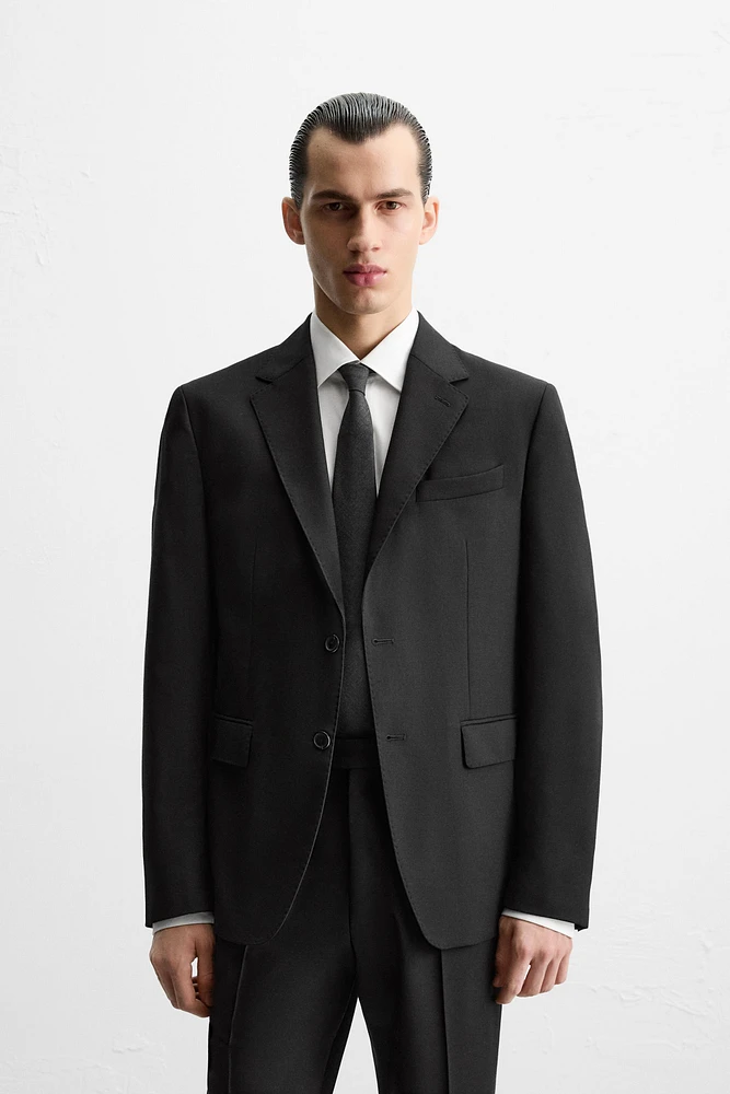 100% WOOL SUIT BLAZER