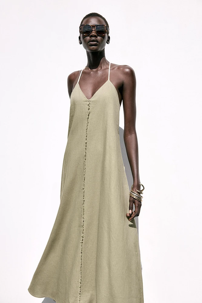 ROBE MIDI AVEC LIN VOLUME
