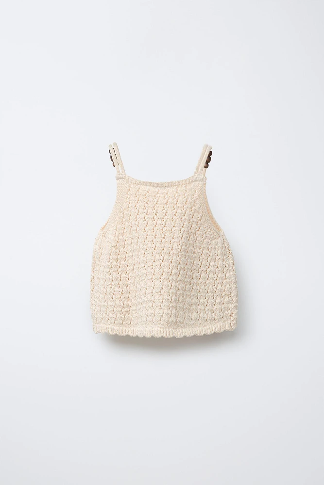 BEADED KNIT TOP