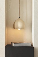 LAMPE SUSPENSION PAPIER MÂCHÉ