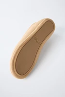 LEATHER BALLET FLATS