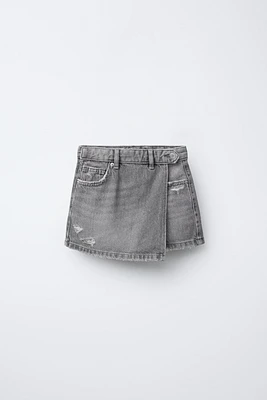 DENIM SKORT