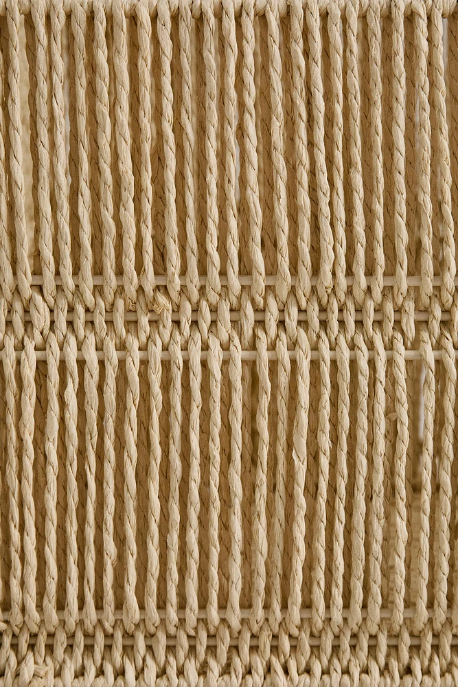 CORBEILLE PAPIER TRESSÉ