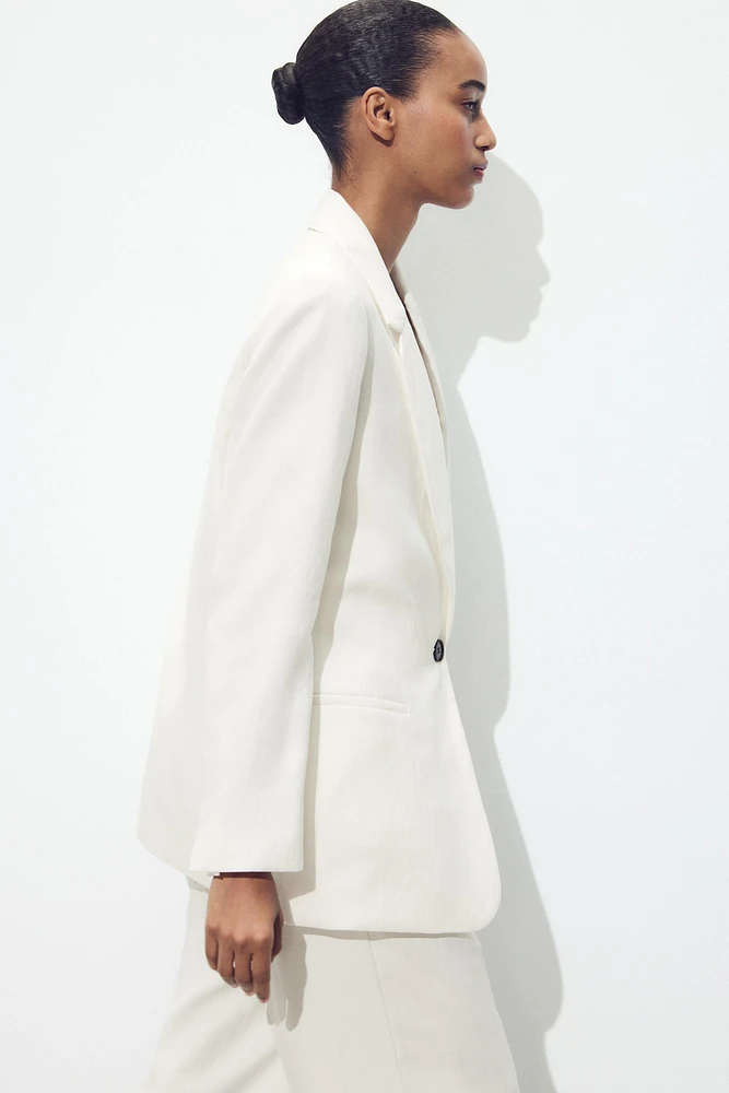 WRINKLED EFFECT BLAZER