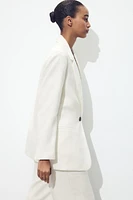 WRINKLED EFFECT BLAZER