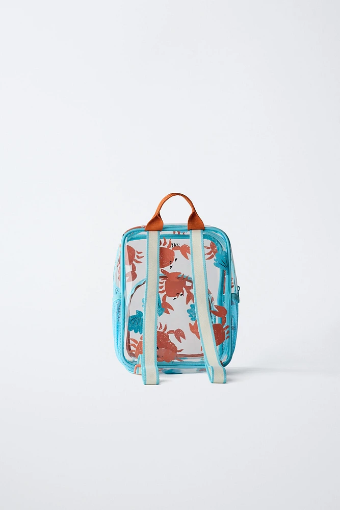 VINYL CRAB BACKPACK
