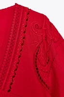 ROBE COURTE BRODÉE ZW COLLECTION