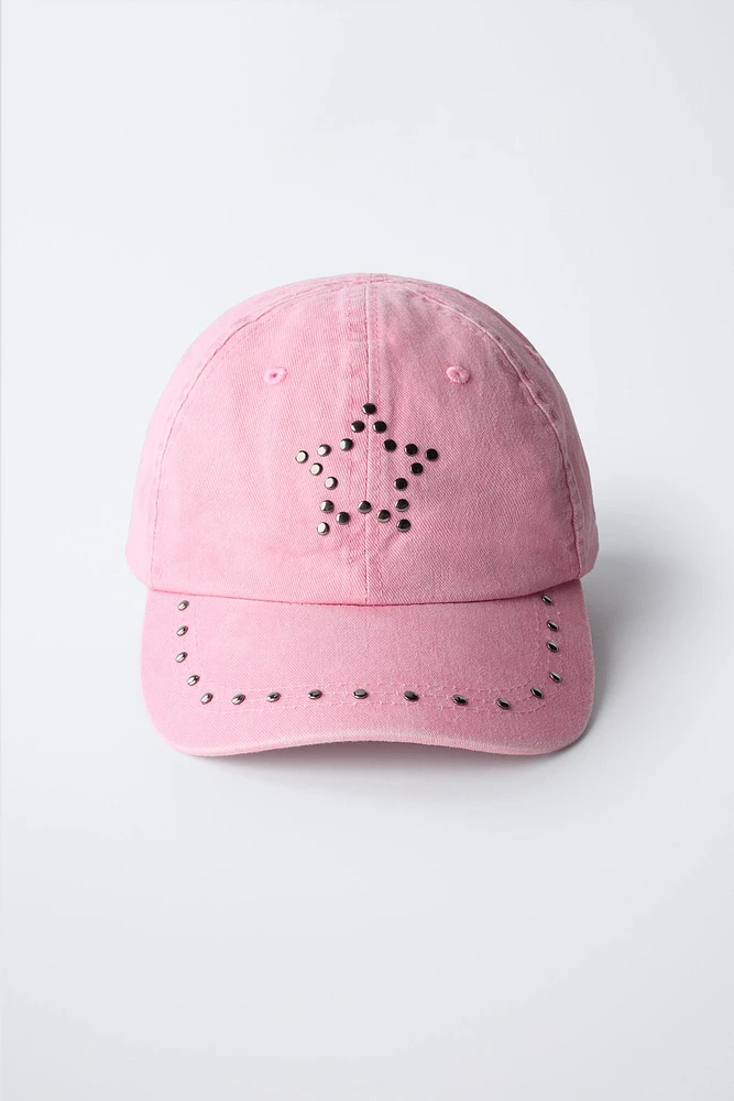 CASQUETTE À CLOUS ÉTOILE