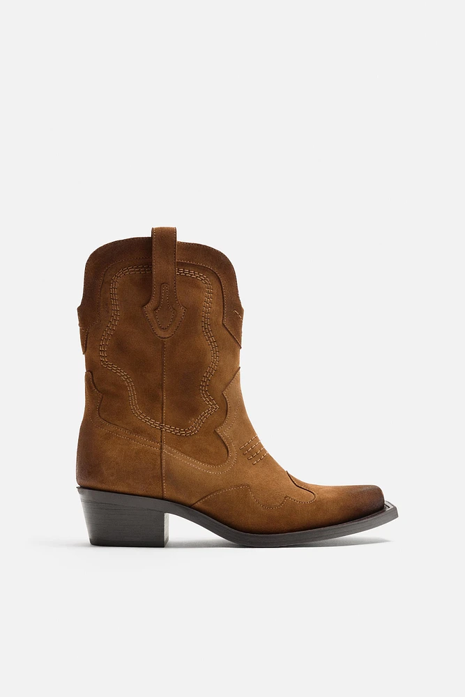 BOTTES COW-BOY EN CUIR
